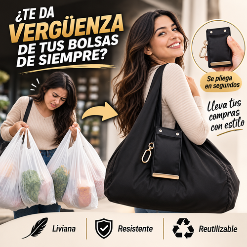 😳 ¿TE DA VERGÜENZA SALIR CON ESAS BOLSAS DE SIEMPRE? 🛍️ ¡CAMBIA TU FORMA DE LLEVAR TUS COMPRAS! ✨🔥